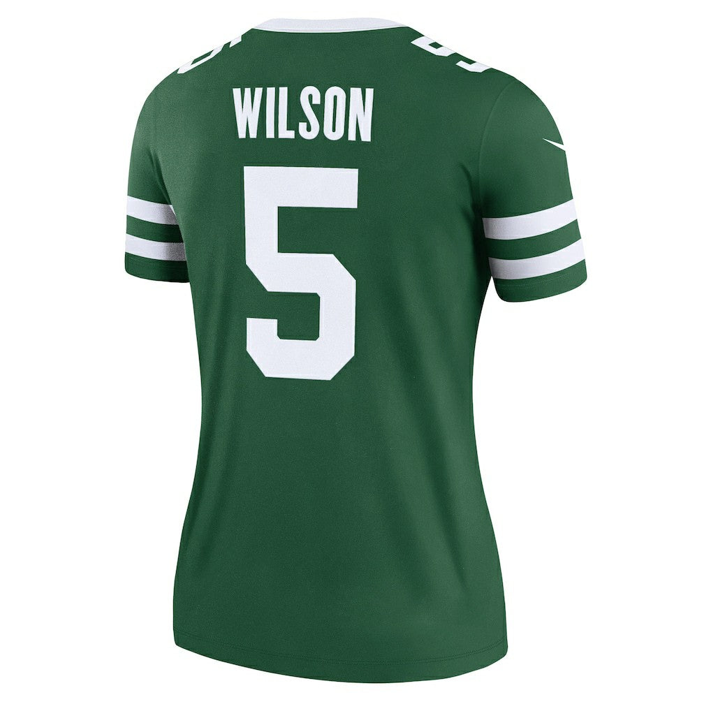 Garrett Wilson New York Jets Women's Legend Player Performance Top - Legacy Green - Nike