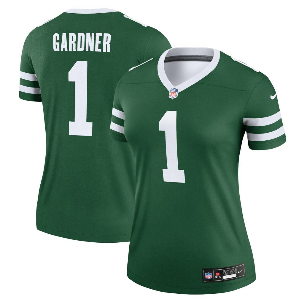 Ahmad Sauce Gardner New York Jets Women's Legend Player Performance Top - Legacy Green - Nike