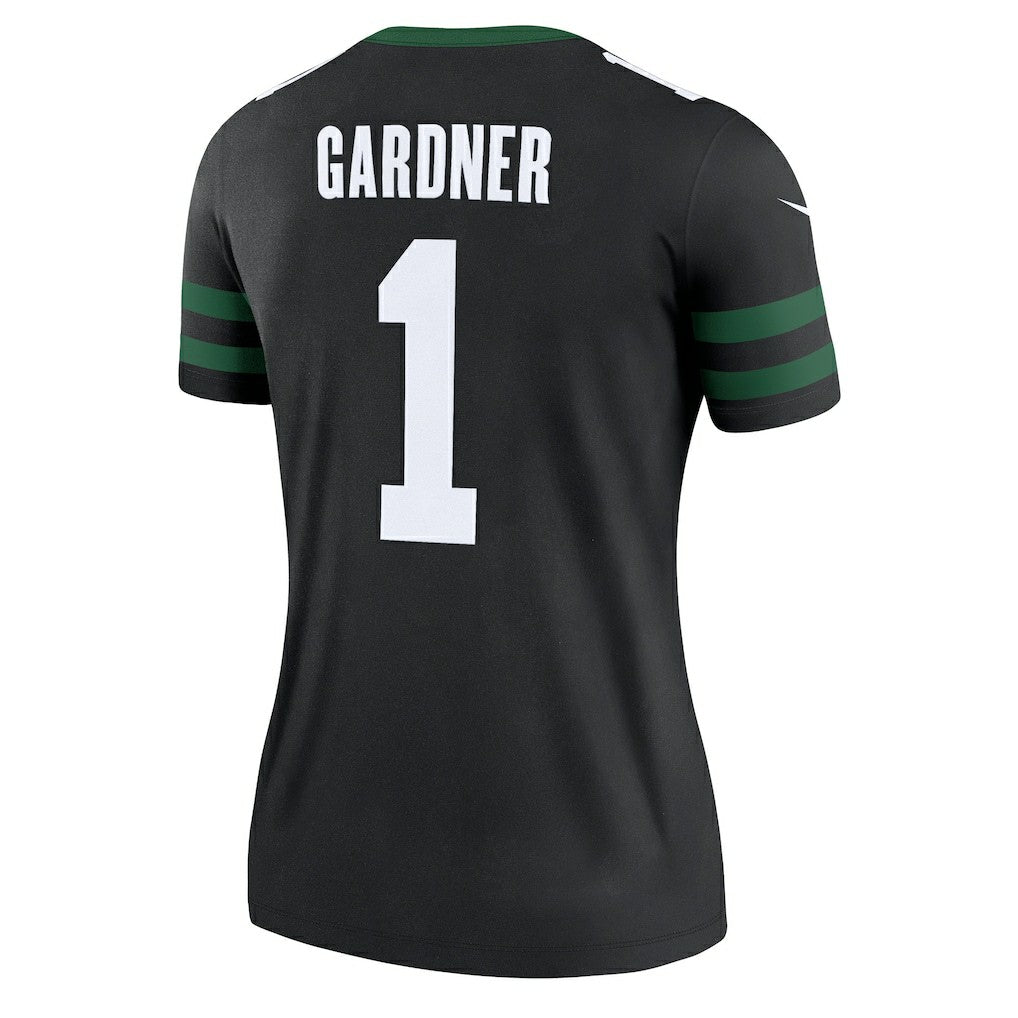 Ahmad Sauce Gardner New York Jets Women's Alternate Legend Player Performance Top - Legacy Black - Nike