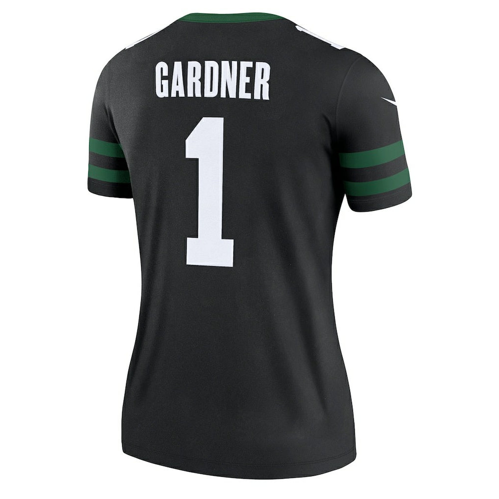 Ahmad Sauce Gardner New York Jets Women's Alternate Legend Player Performance Top - Legacy Black - Nike