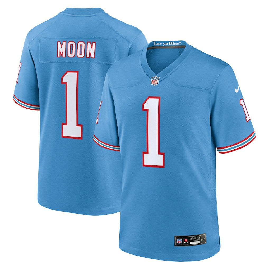 Warren Moon Tennessee Titans Retired Player Alternate Game Jersey - Light Blue - Nike