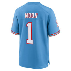 Warren Moon Tennessee Titans Retired Player Alternate Game Jersey - Light Blue - Nike