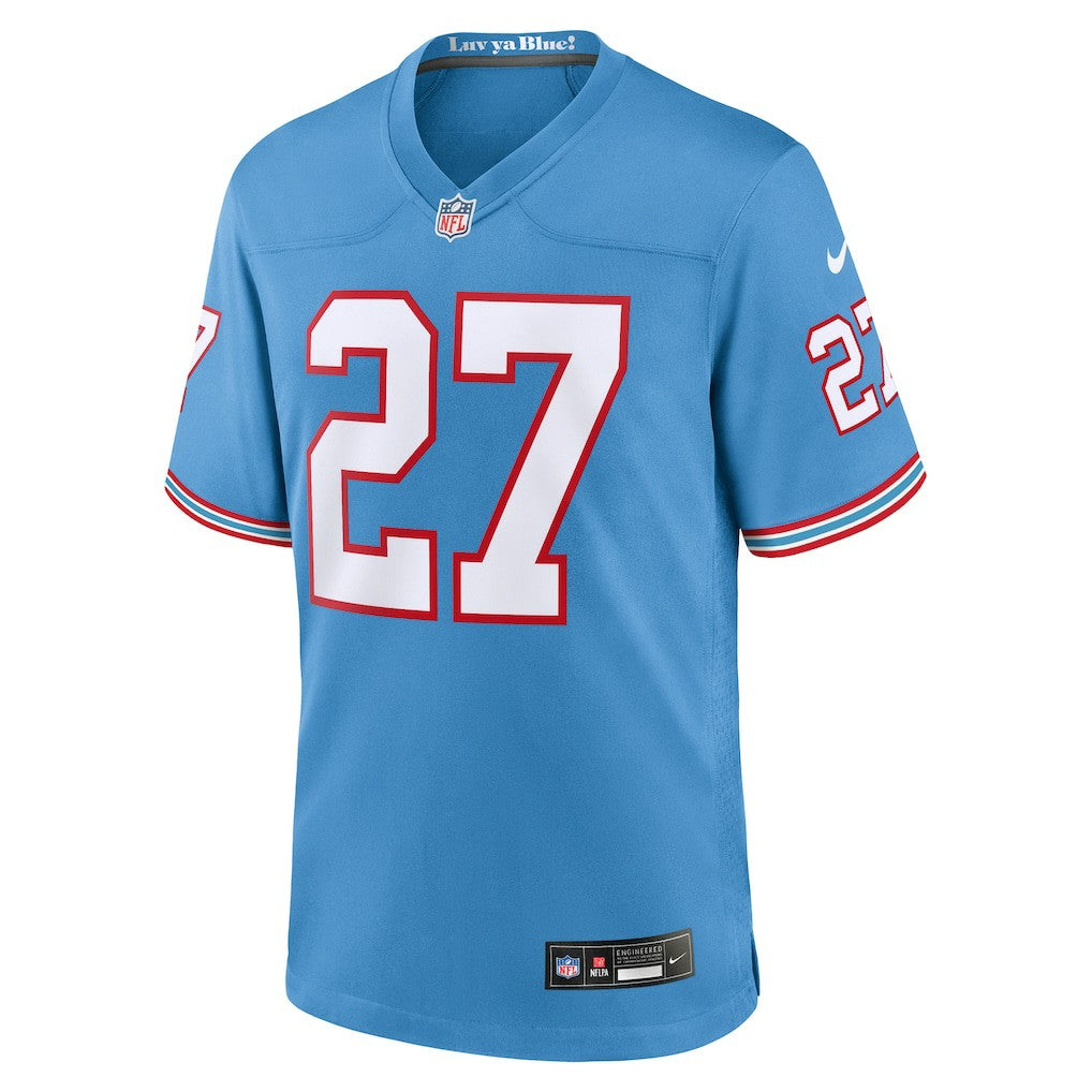 Eddie George Tennessee Titans Retired Player Alternate Game Jersey - Light Blue - Nike