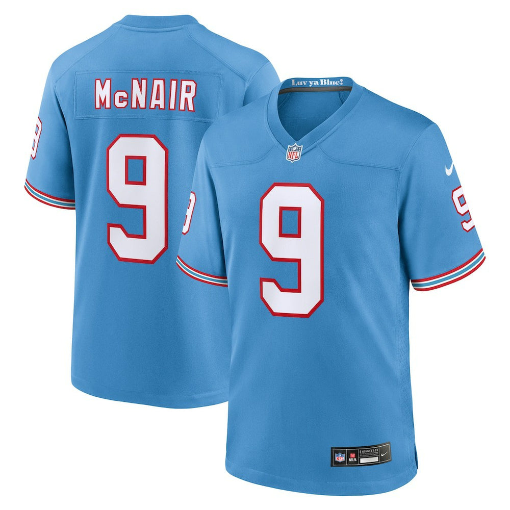 Steve McNair Tennessee Titans Retired Player Alternate Game Jersey - Light Blue - Nike