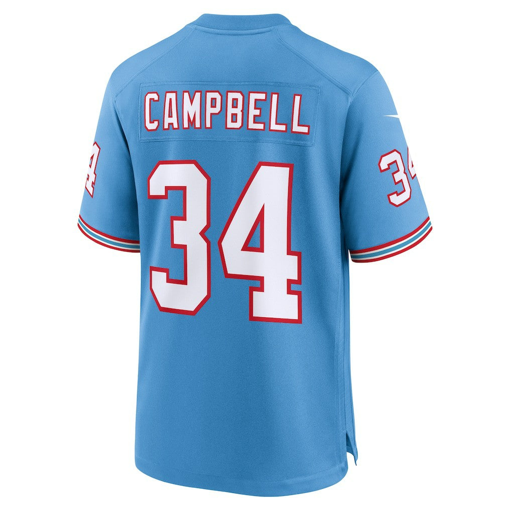 Earl Campbell Tennessee Titans Retired Player Alternate Game Jersey - Light Blue - Nike