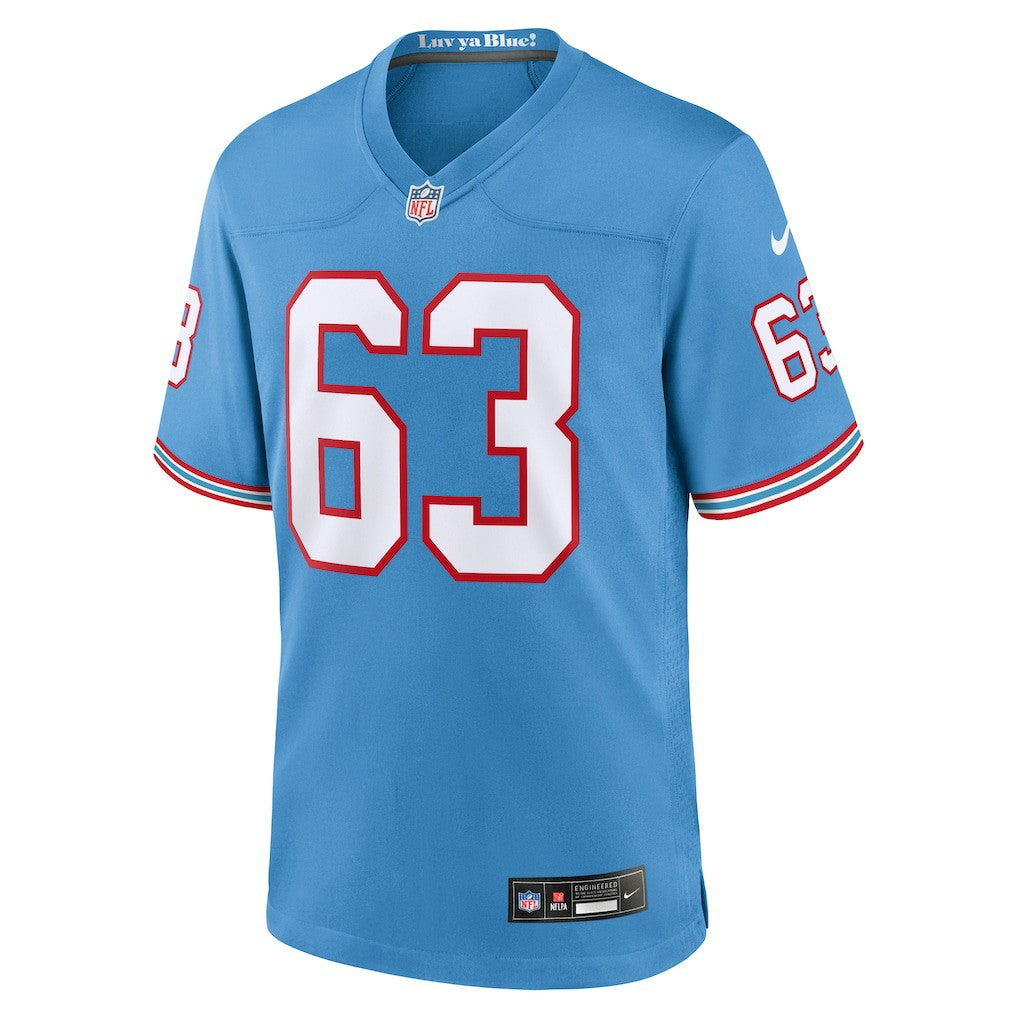 Mike Munchak Tennessee Titans Retired Player Alternate Game Jersey - Light Blue - Nike