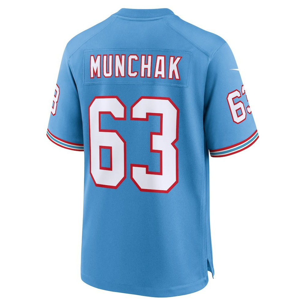 Mike Munchak Tennessee Titans Retired Player Alternate Game Jersey - Light Blue - Nike