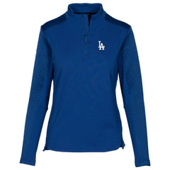 Los Angeles Dodgers Levelwear Women's Daybreak Insignia 2.0 Quarter-Zip Pullover Top Outlet