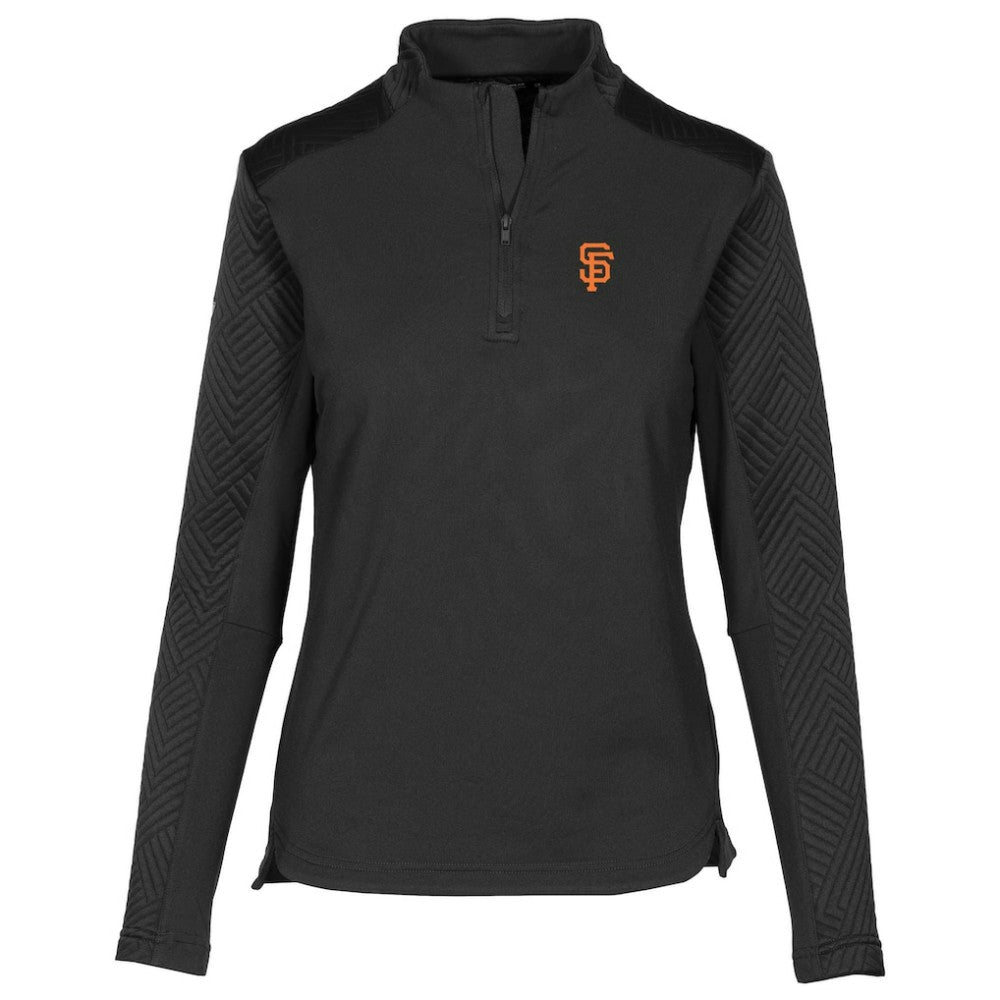 San Francisco Giants Levelwear Women's Daybreak Insignia 2.0 Quarter-Zip Pullover Top for sale