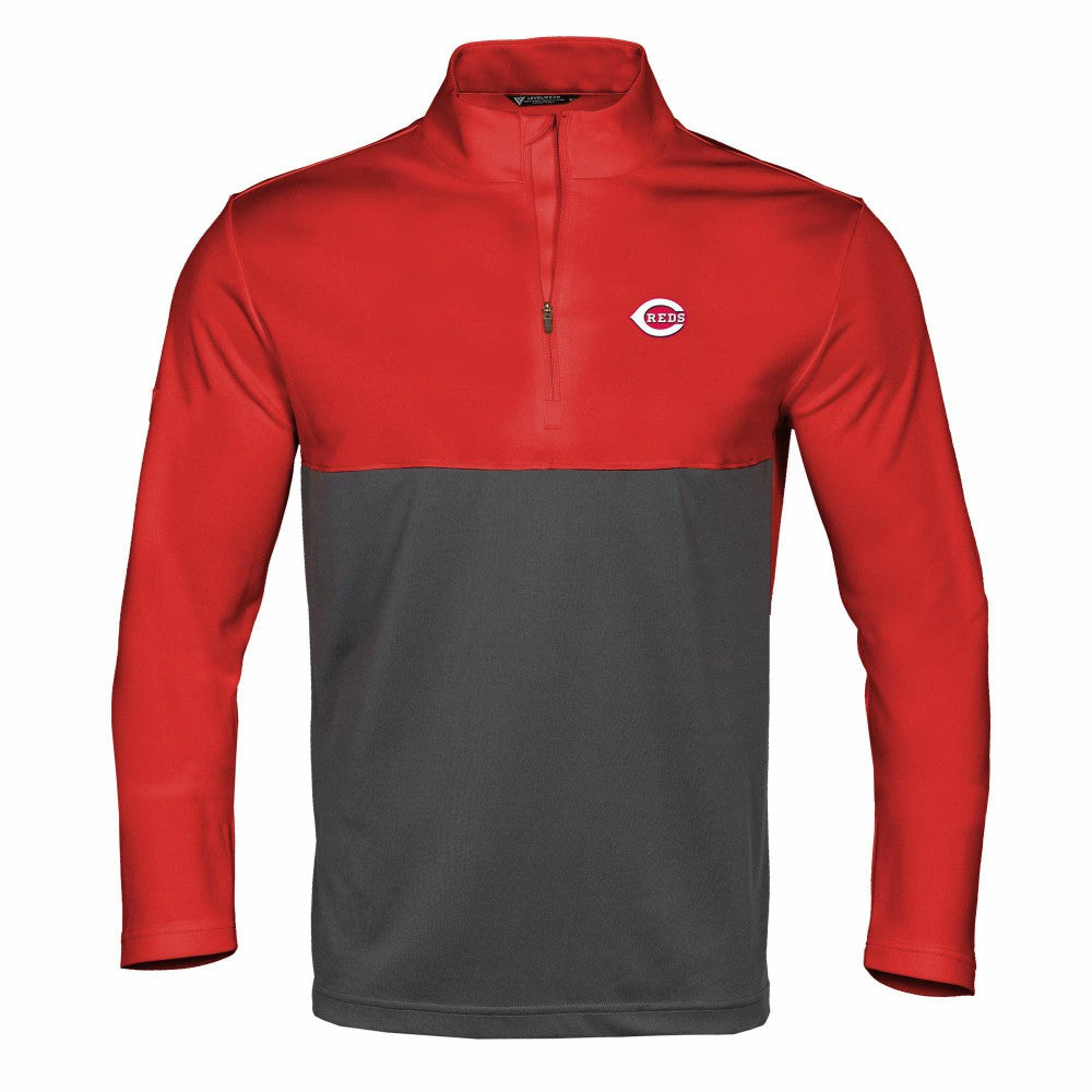 Cincinnati Reds Levelwear Pursue Insignia 2.0 Quarter-Zip Pullover Top Near Me