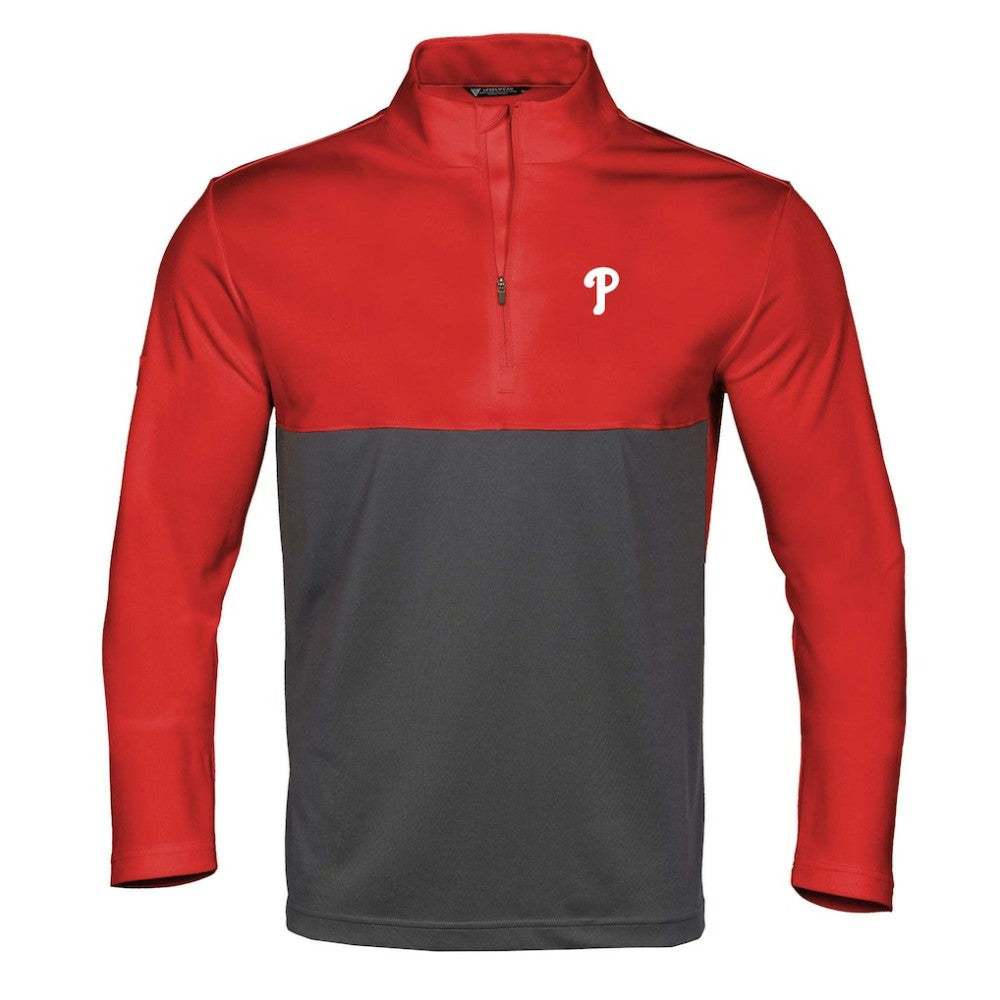 Philadelphia Phillies Levelwear Pursue Insignia 2.0 Quarter-Zip Pullover Top Sale