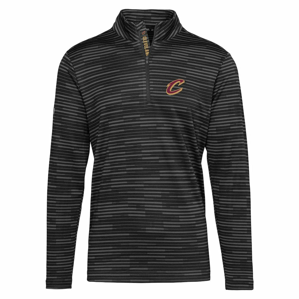 Cleveland Cavaliers Levelwear Gear Insignia Core Quarter-Zip Pullover Top Black
