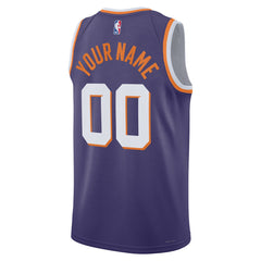 Nike Phoenix Suns Unisex Swingman Custom Jersey Purple Icon Edition