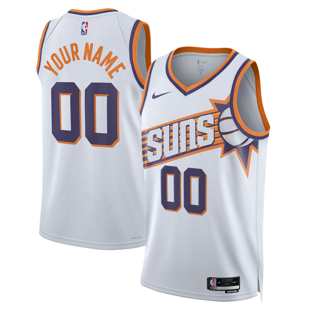 Nike Phoenix Suns Unisex Swingman Custom Jersey White Association Edition