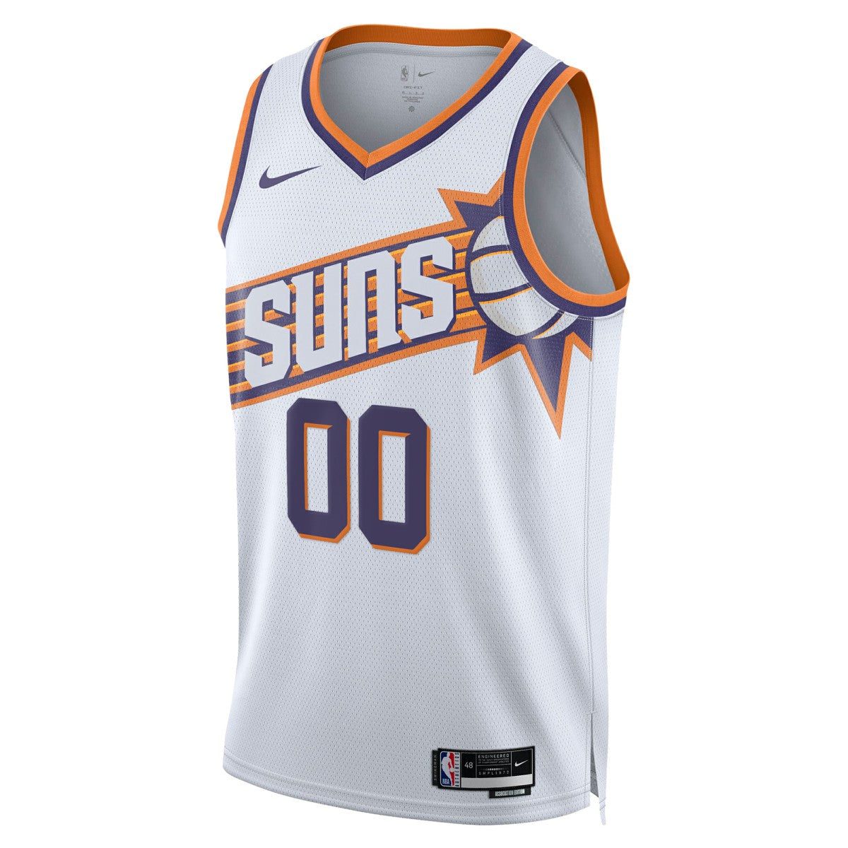 Nike Phoenix Suns Unisex Swingman Custom Jersey White Association Edition