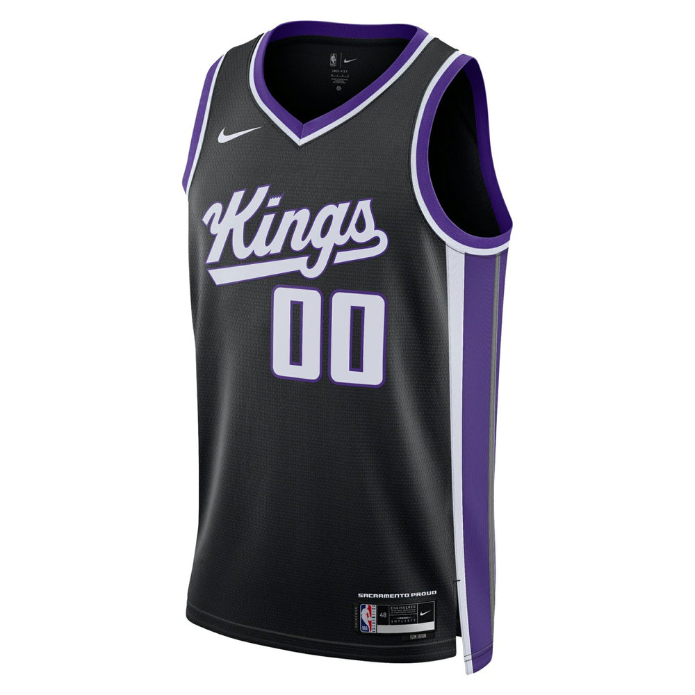Nike Sacramento Kings Unisex Swingman Custom Jersey Icon Edition Black
