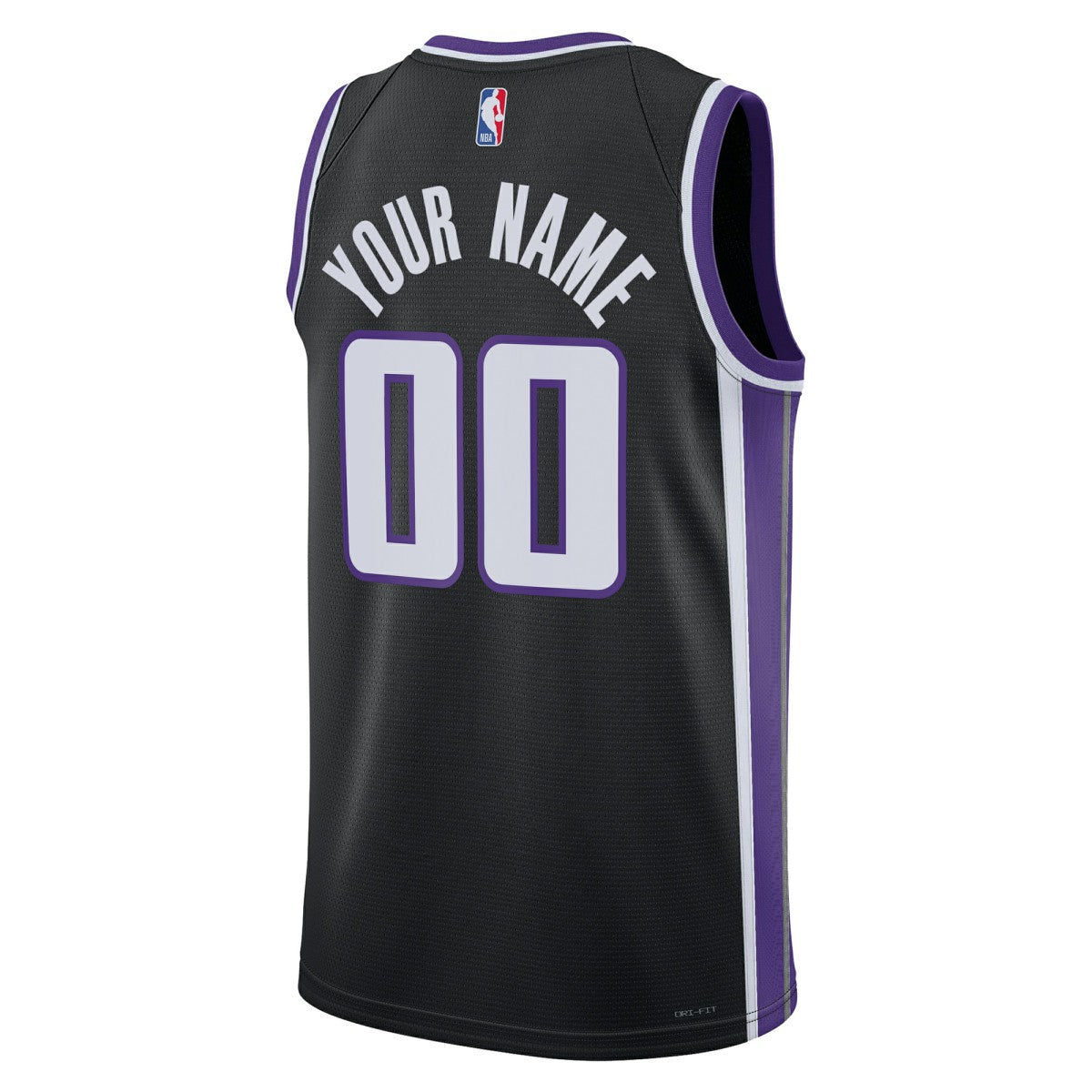 Nike Sacramento Kings Unisex Swingman Custom Jersey Icon Edition Black