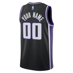 Nike Sacramento Kings Unisex Swingman Custom Jersey Icon Edition Black