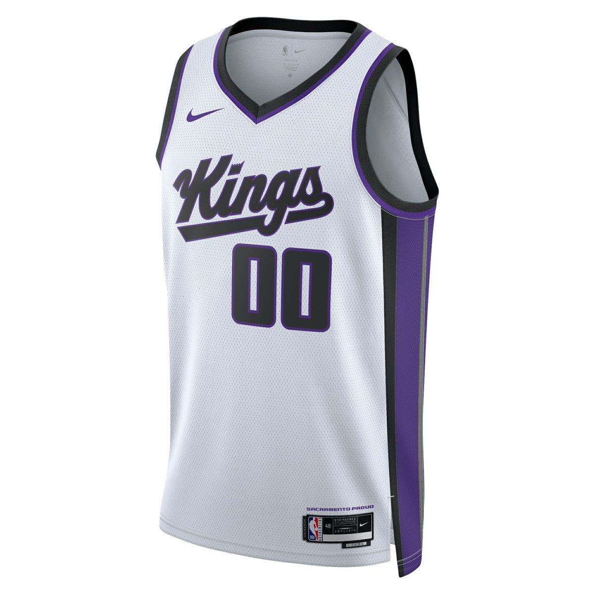 Nike Sacramento Kings Unisex Swingman Custom Jersey Association Edition White