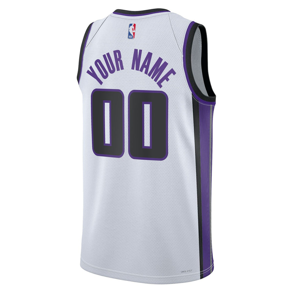 Nike Sacramento Kings Unisex Swingman Custom Jersey Association Edition White