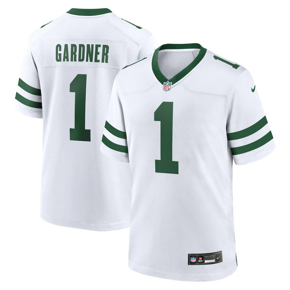 Ahmad Sauce Gardner New York Jets Game Jersey - Legacy White - Nike