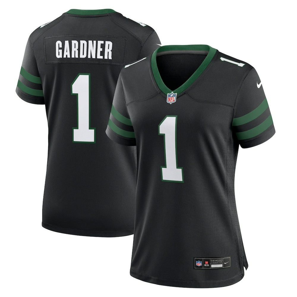 Ahmad Sauce Gardner New York Jets Women's Alternate Game Jersey - Legacy Black - Nike