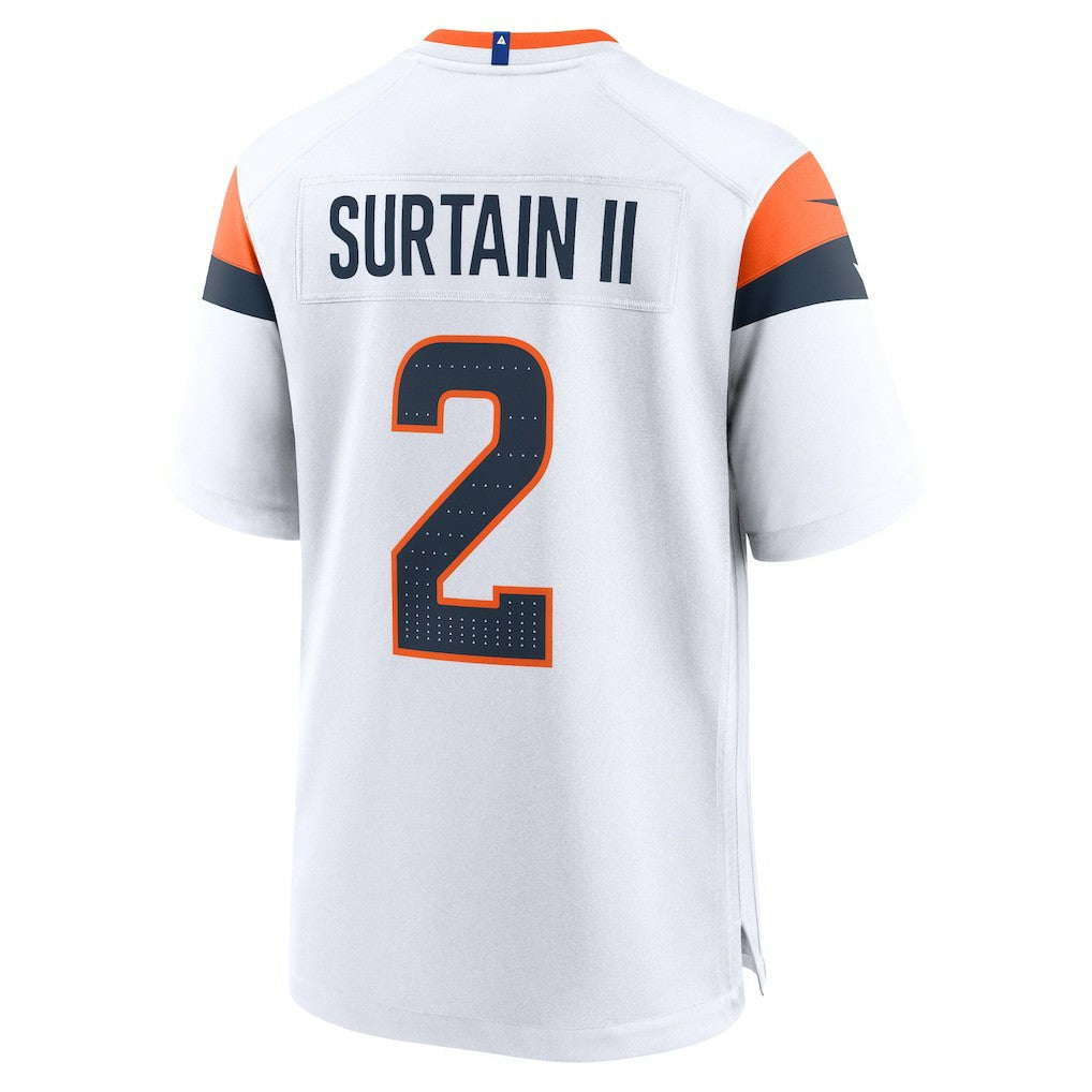 Patrick Surtain II Denver Broncos Mile High Collection Game Jersey - White - Nike