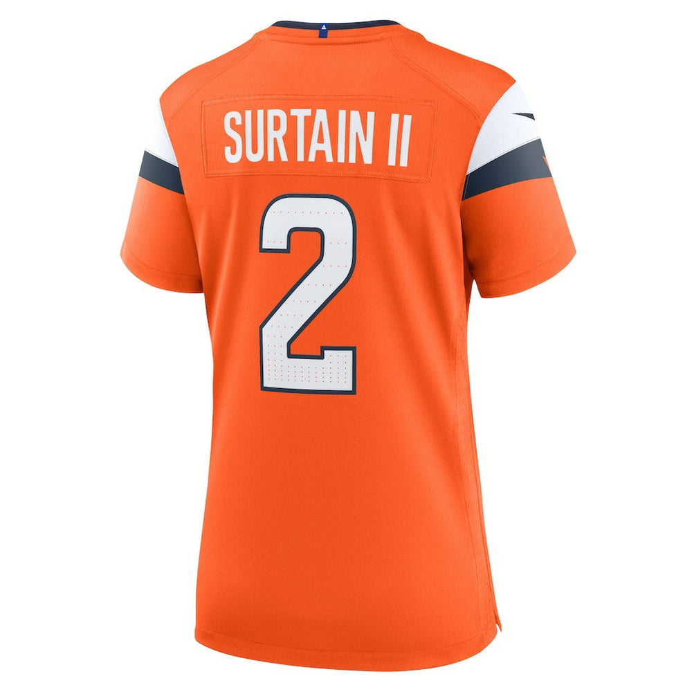 Patrick Surtain II Denver Broncos Women's Mile High Collection Game Jersey - Orange - Nike