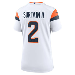 Patrick Surtain II Denver Broncos Women's Mile High Collection Game Jersey - White - Nike