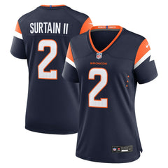 Patrick Surtain II Denver Broncos Women's Mile High Collection Alternate Game Jersey - Navy - Nike