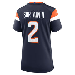 Patrick Surtain II Denver Broncos Women's Mile High Collection Alternate Game Jersey - Navy - Nike