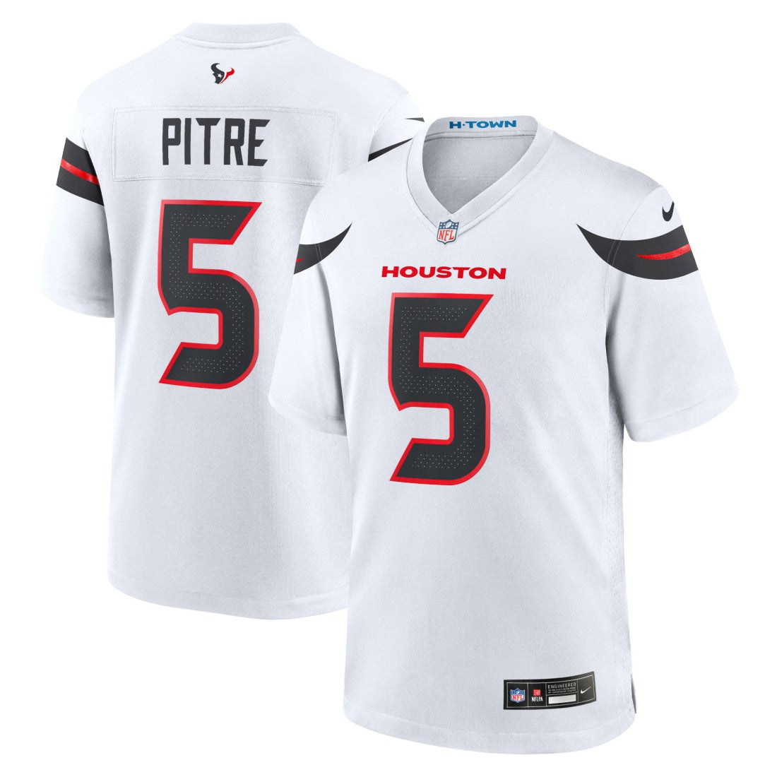 Jalen Pitre Houston Texans Game Jersey - White - Nike