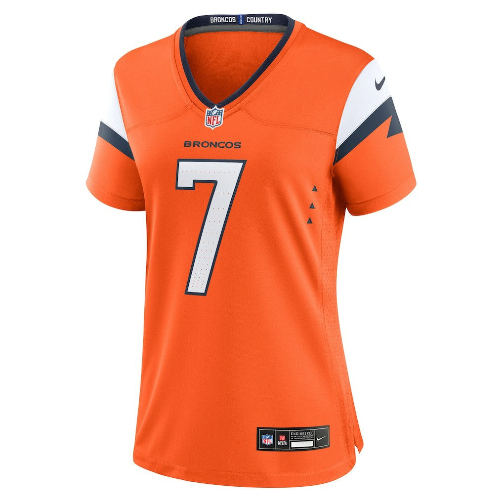 John Elway Denver Broncos Women's Mile High Collection Retired Player Game Jersey - Orange - Nike