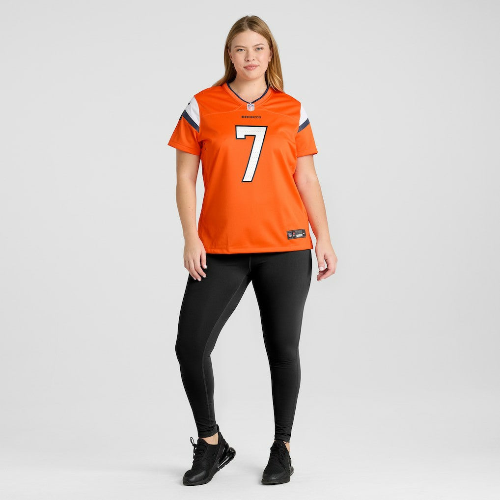 John Elway Denver Broncos Women's Mile High Collection Retired Player Game Jersey - Orange - Nike