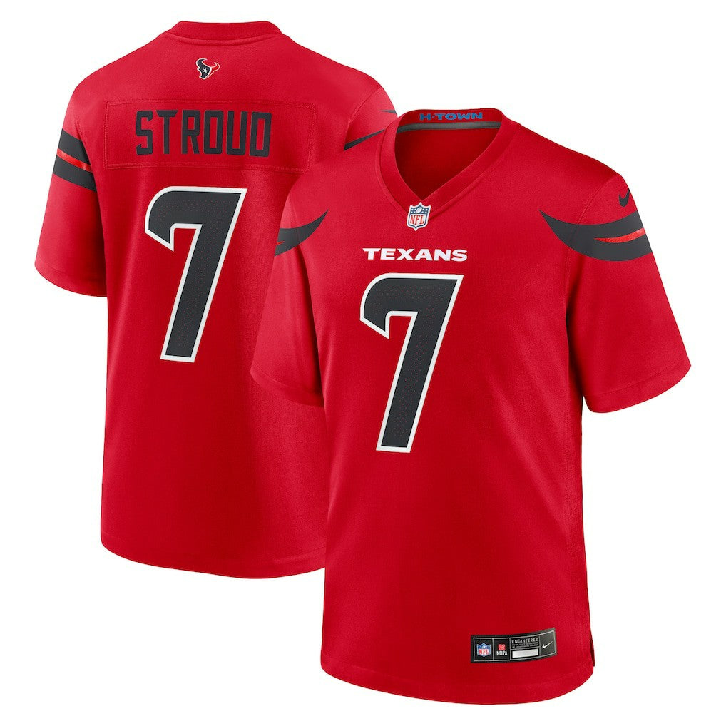 C.J. Stroud Houston Texans Alternate Game Jersey - Red - Nike