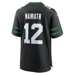 Joe Namath New York Jets Alternate Retired Player Game Jersey - Legacy Black - Nike