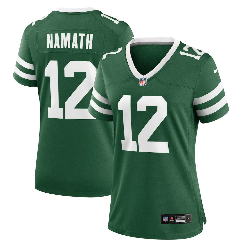 Joe Namath New York Jets Women's Retired Player Game Jersey - Legacy Green - Nike