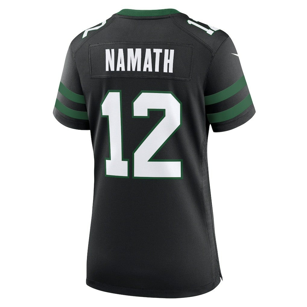 Joe Namath New York Jets Women's Retired Player Alternate Game Jersey - Legacy Black - Nike