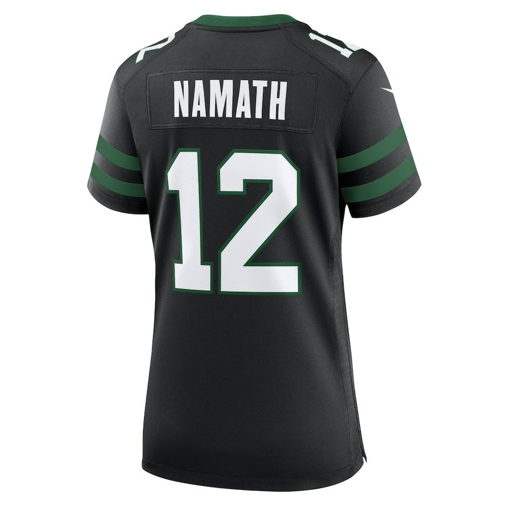 Joe Namath New York Jets Women's Retired Player Alternate Game Jersey - Legacy Black - Nike