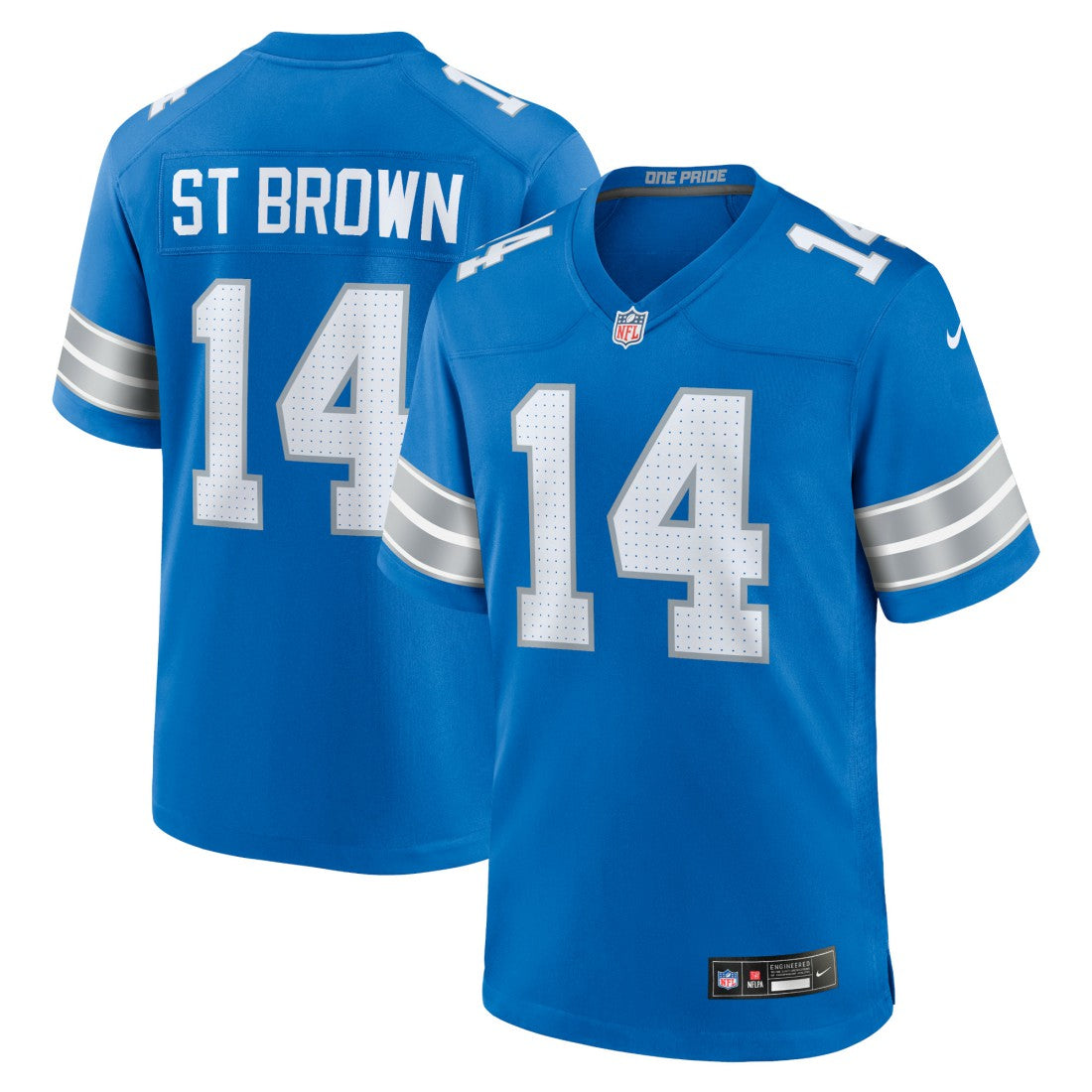 Amon-Ra St. Brown Detroit Lions Game Jersey - Blue - Nike