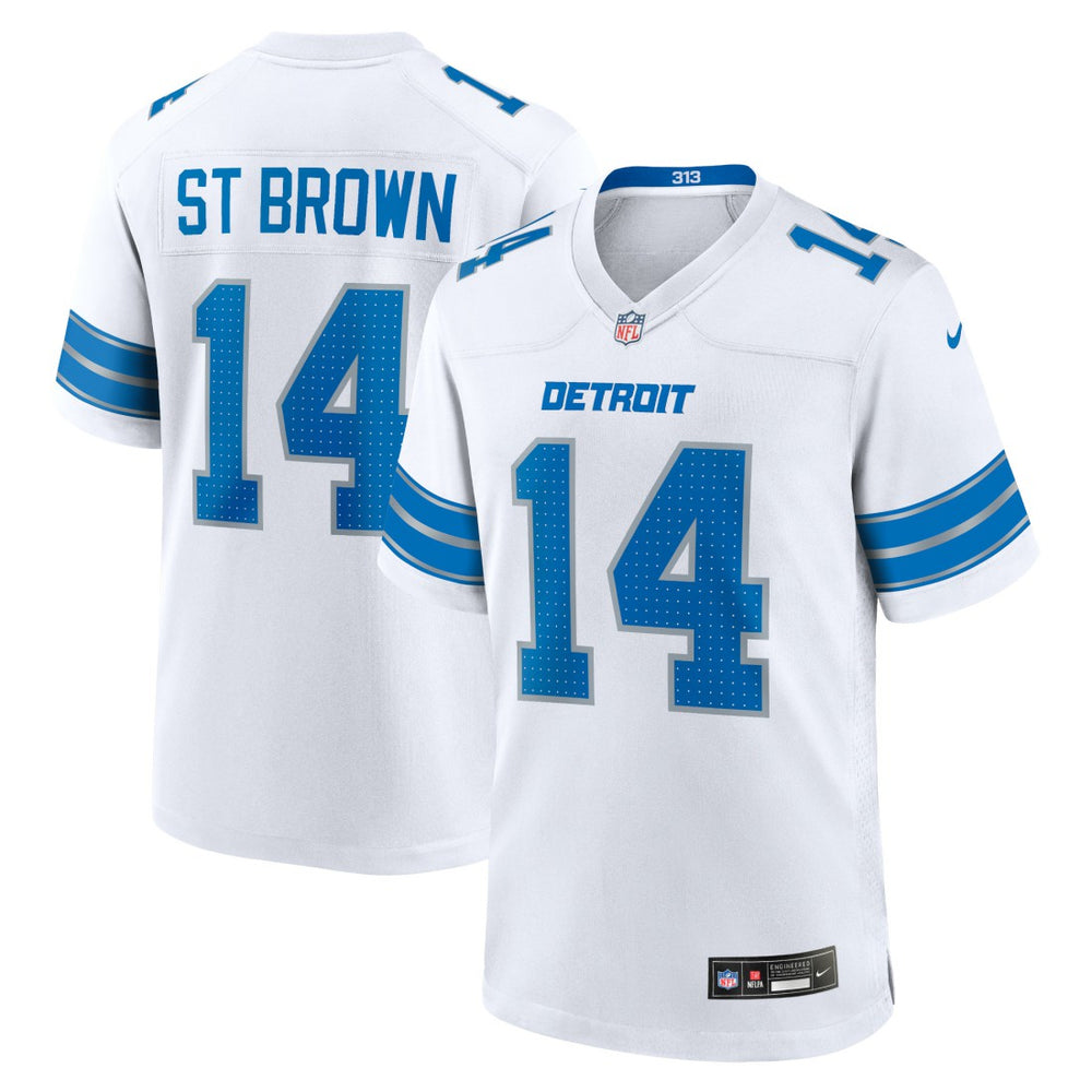 Amon-Ra St. Brown Detroit Lions Game Jersey - White - Nike