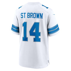 Amon-Ra St. Brown Detroit Lions Game Jersey - White - Nike
