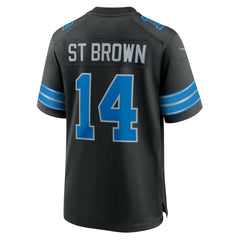 Amon-Ra St. Brown Detroit Lions 2nd Alternate Game Jersey - Black - Nike