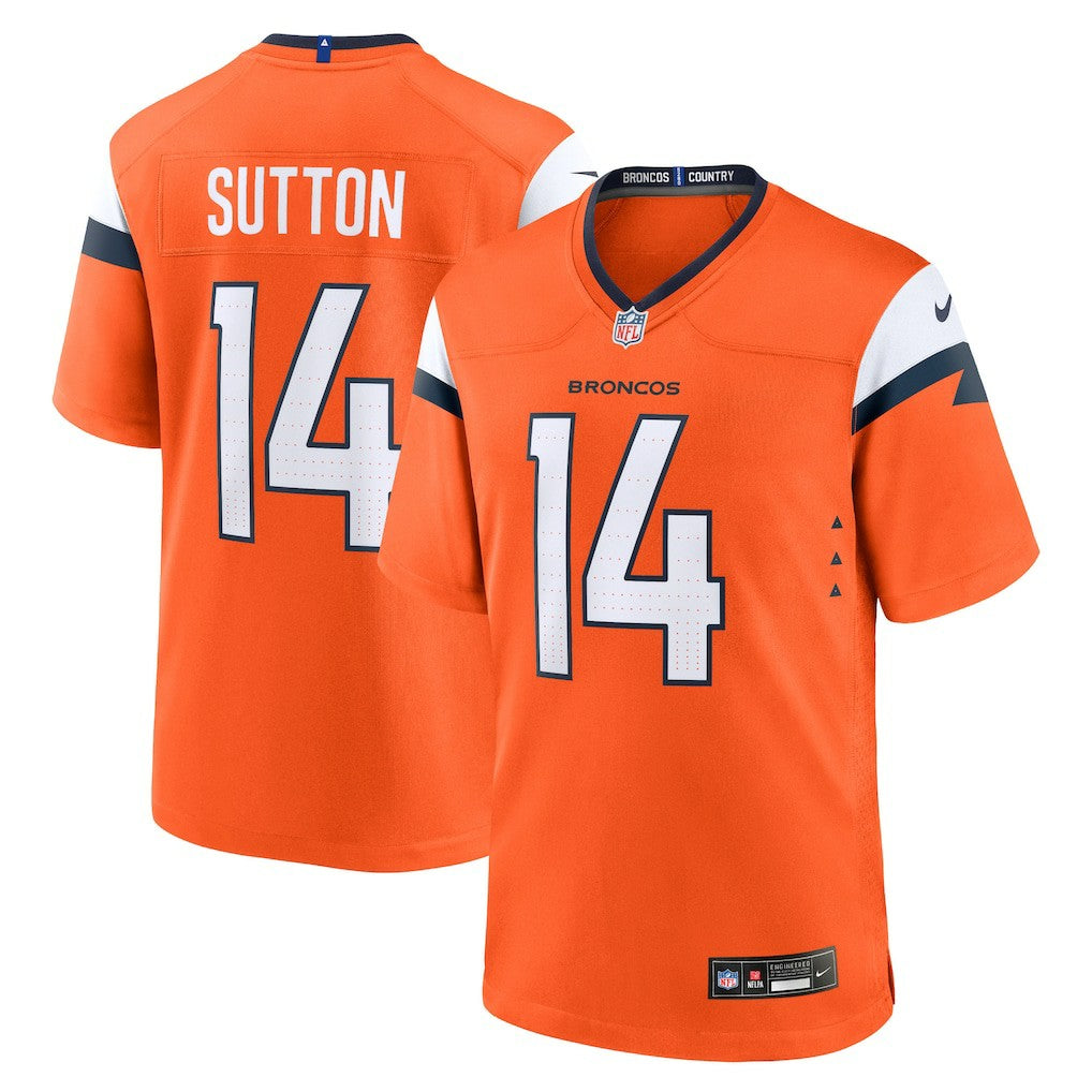Courtland Sutton Denver Broncos Mile High Collection Game Jersey - Orange - Nike