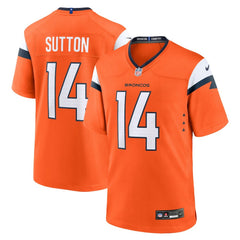Courtland Sutton Denver Broncos Mile High Collection Game Jersey - Orange - Nike