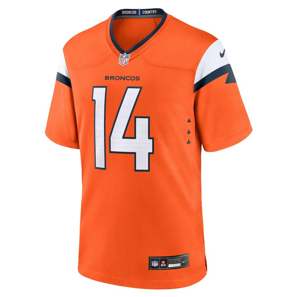 Courtland Sutton Denver Broncos Mile High Collection Game Jersey - Orange - Nike