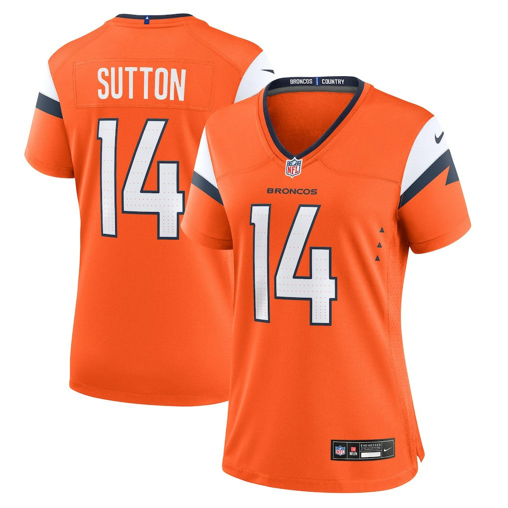 Courtland Sutton Denver Broncos Women's Mile High Collection Game Jersey - Orange - Nike