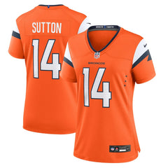 Courtland Sutton Denver Broncos Women's Mile High Collection Game Jersey - Orange - Nike