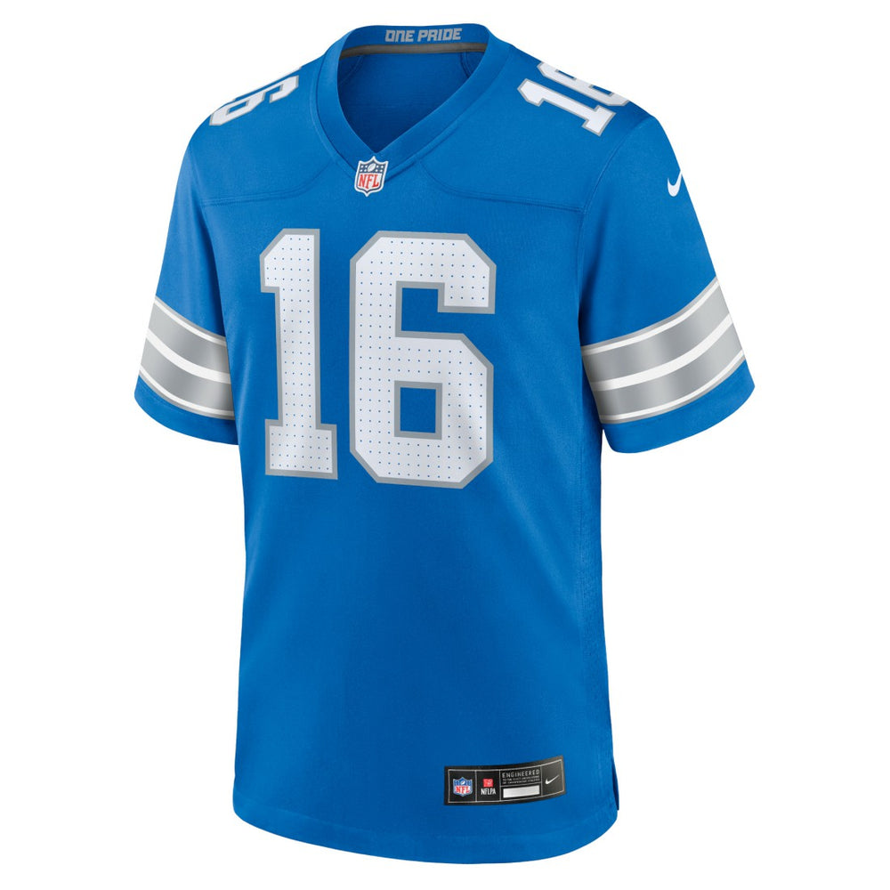 Jared Goff Detroit Lions Game Jersey - Blue - Nike