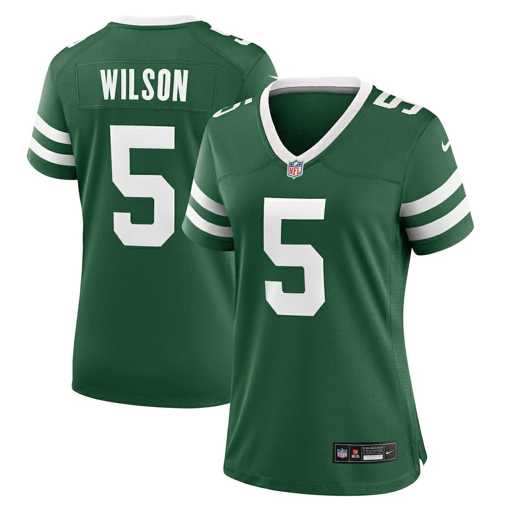 Garrett Wilson New York Jets Women's Game Jersey - Legacy Green - Nike